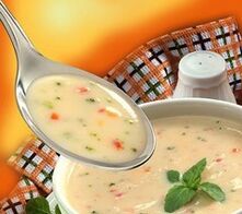 سوپ غلات لزج برای ورم معده